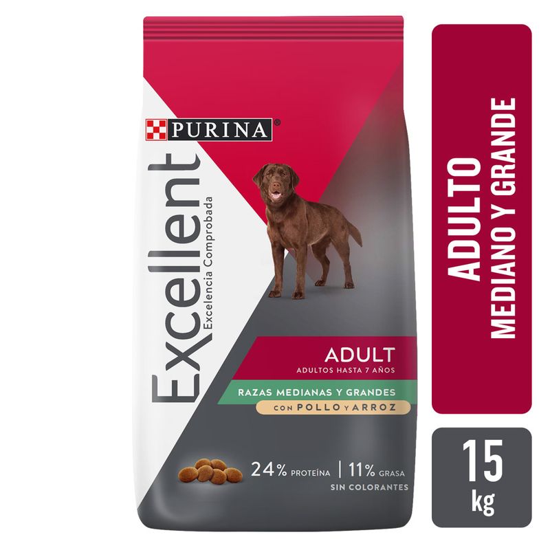 Excellent Smart Adulto Mediano Grande perro 15 kg - imagen 2